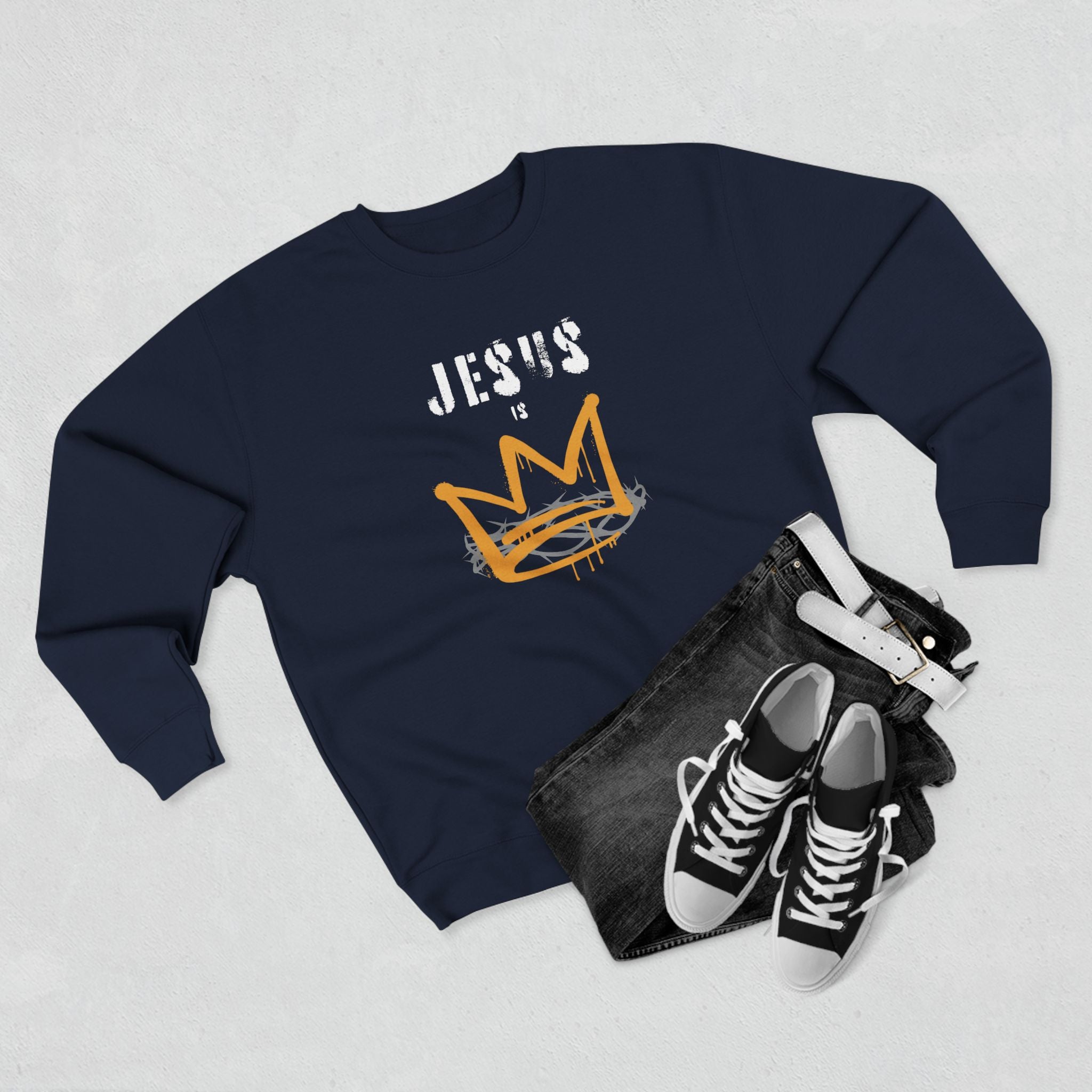 Jesus is King Crewneck