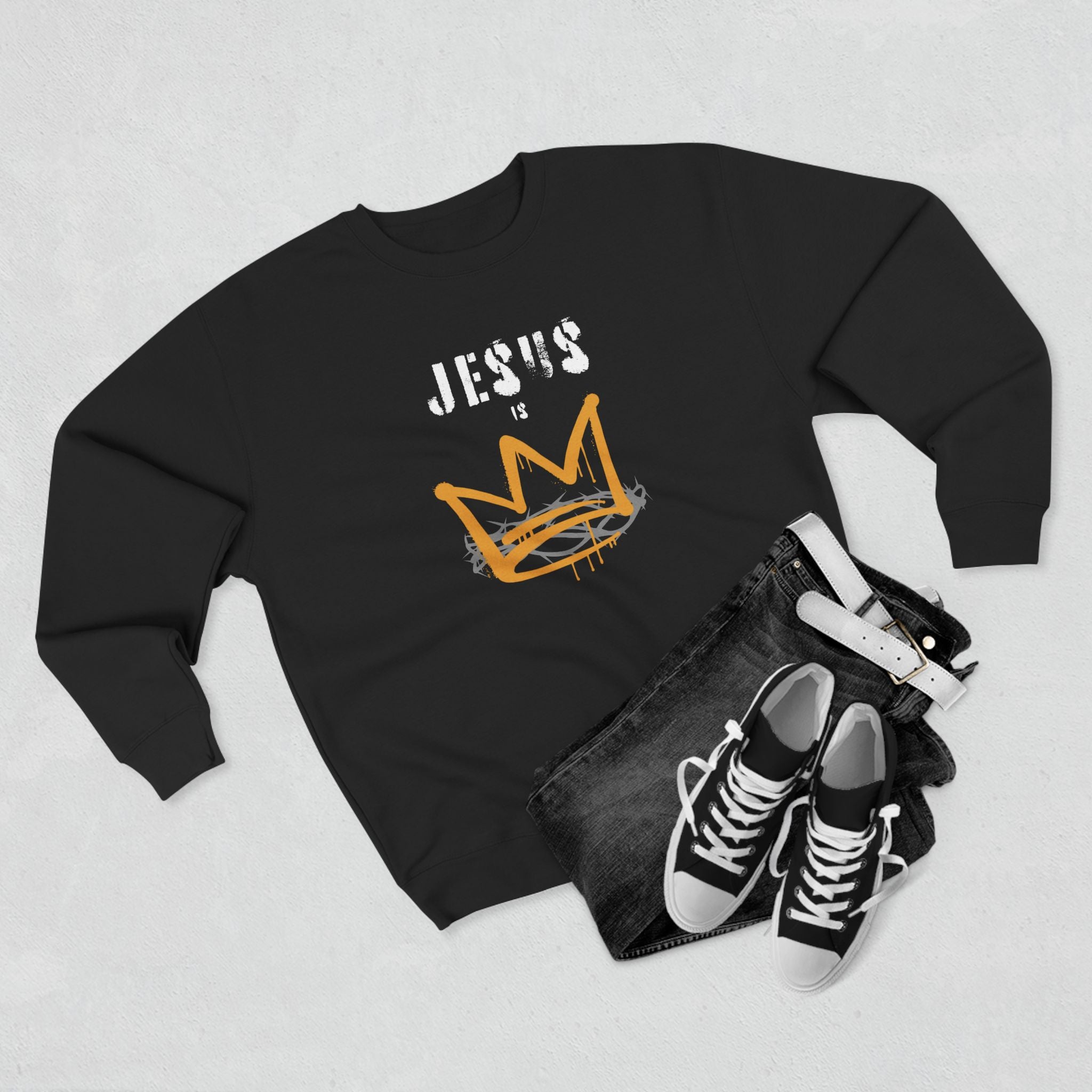Jesus is King Crewneck